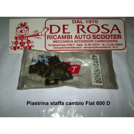 Piastrina staffa cambio Fiat 600 D