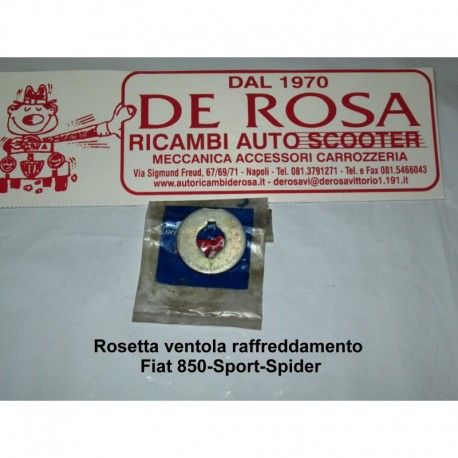 Rosetta ventola raffreddamento Fiat 850-Sport-Spider