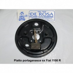 Piatto portaganasce sx Fiat 1100 R