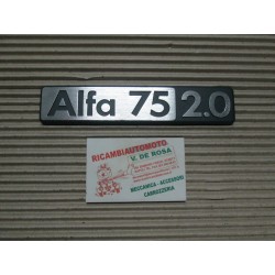 Fregio per cofano post. Alfa 75 2.0 per Alfa Romeo Alfa 75 2000 1° serie