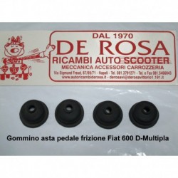 Gommino asta pedale frizione Fiat 600 D-Multipla