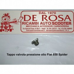 Tappo valvola pressione olio Fiat 850 Spider