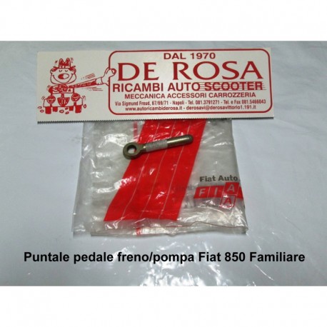 Puntale pedale freno/pompa Fiat 850 Familiare